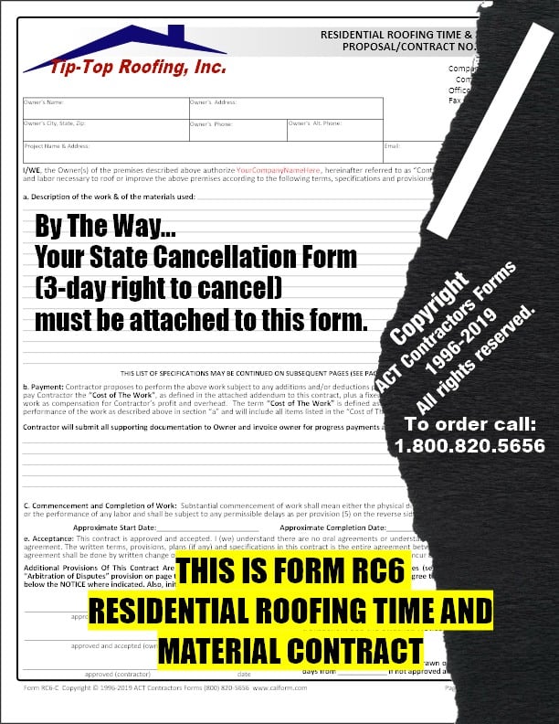 residential-roofing-contract-forms